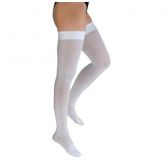 Meia 7/8 Sem Renda Selene Branca